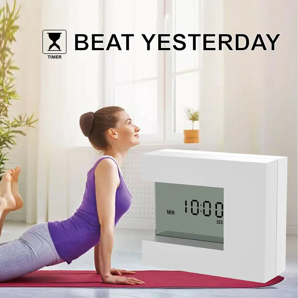 Electronic Square LCD Calendar Alarm Clock Digital - Shakefav.com