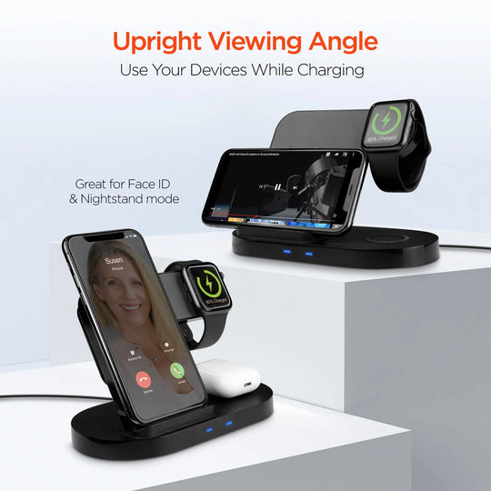 Hypergear 3-in-1 Wireless Charging Dock Black (15328-HYP) Sky Iapetus