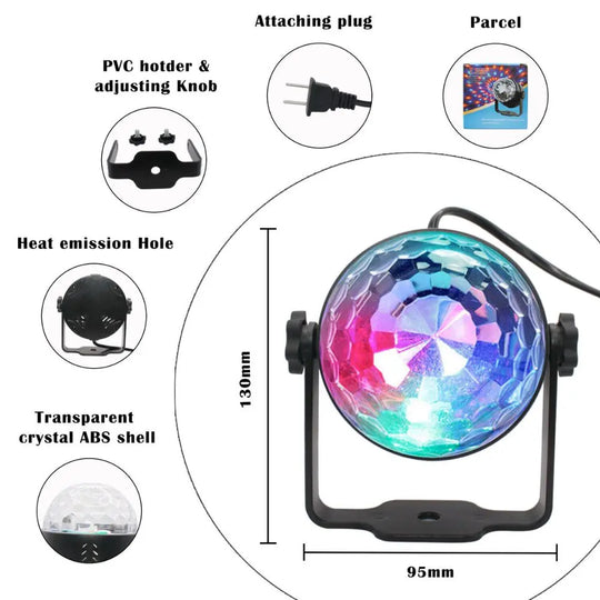 LED Party Projector Light with Sound Activation - Shakefav.com