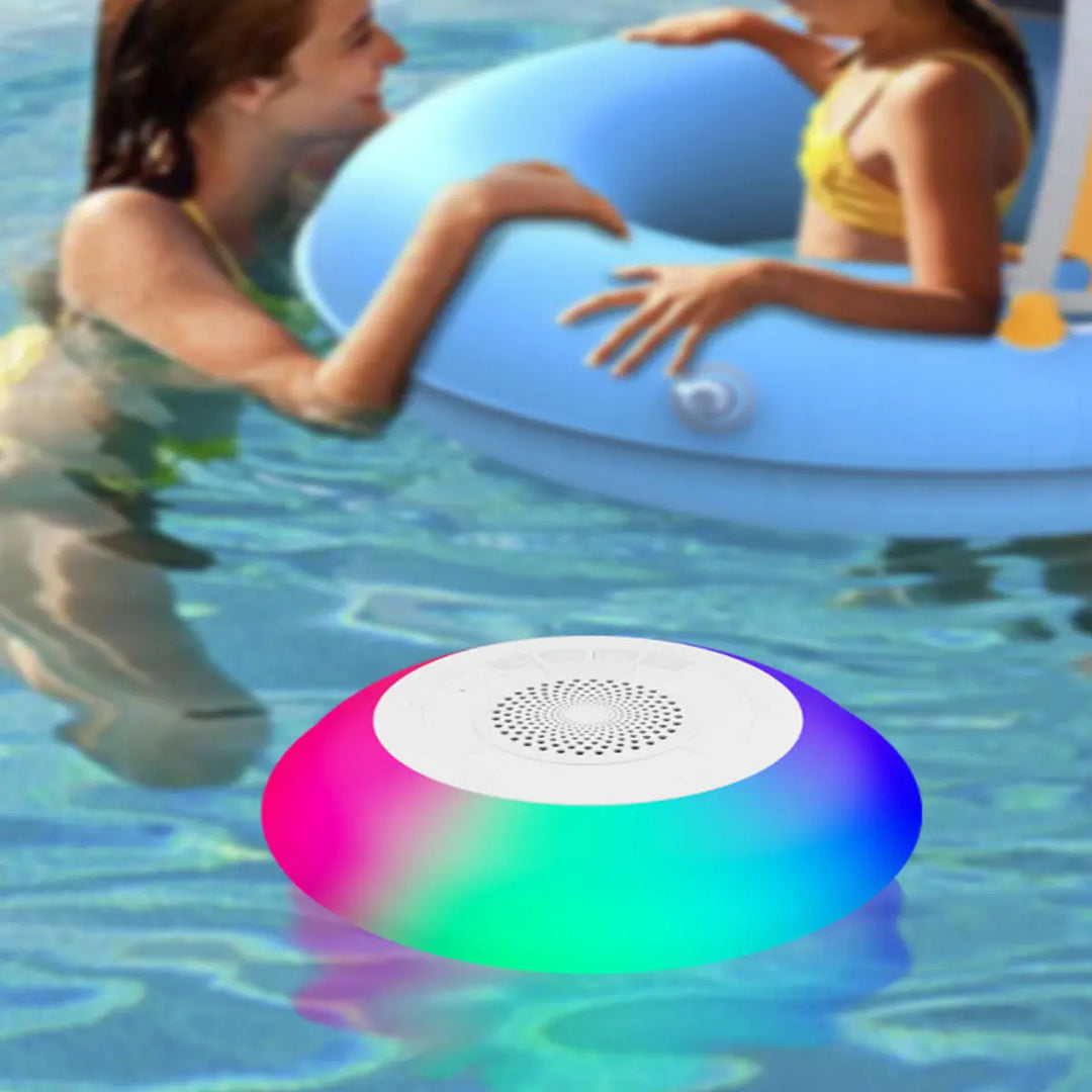 Floatilla Bluetooth LED Enabled Waterproof Speaker For Pools And - Shakefav.com