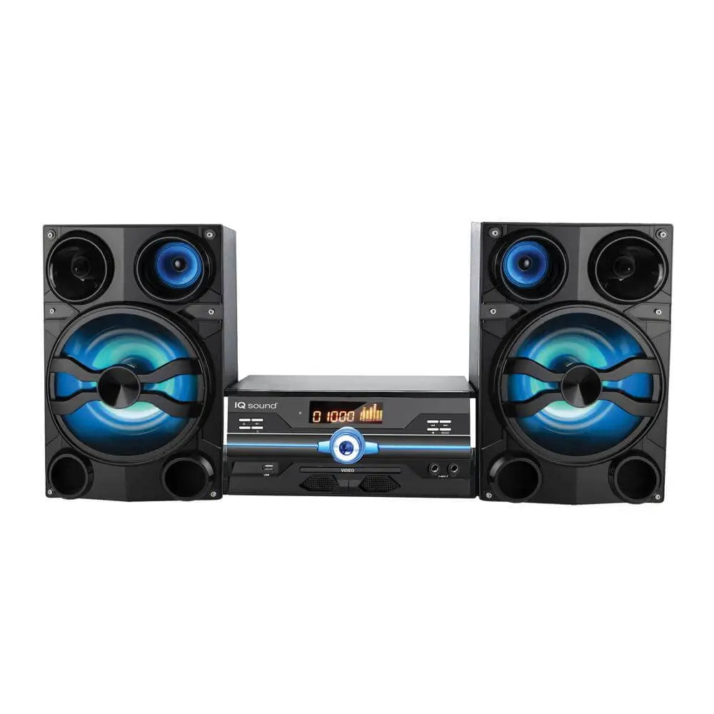 HiFi Multimedia Audio System with Bluetooth and AUX/USB/Mic Inputs - Shakefav.com