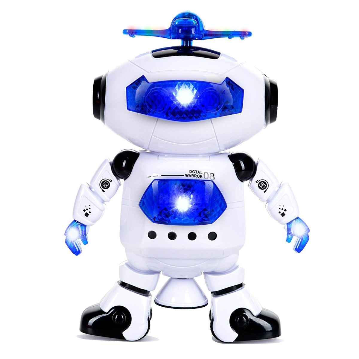 AZ Trading & Import RB42 Electronic Walking Dancing Robot Toys with Mu