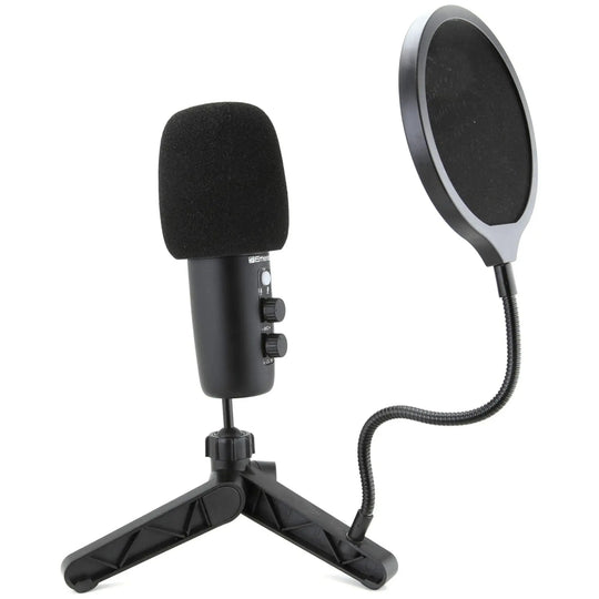 Emerson USB Gaming and Streaming Condenser Microphone with LED Sky Iapetus