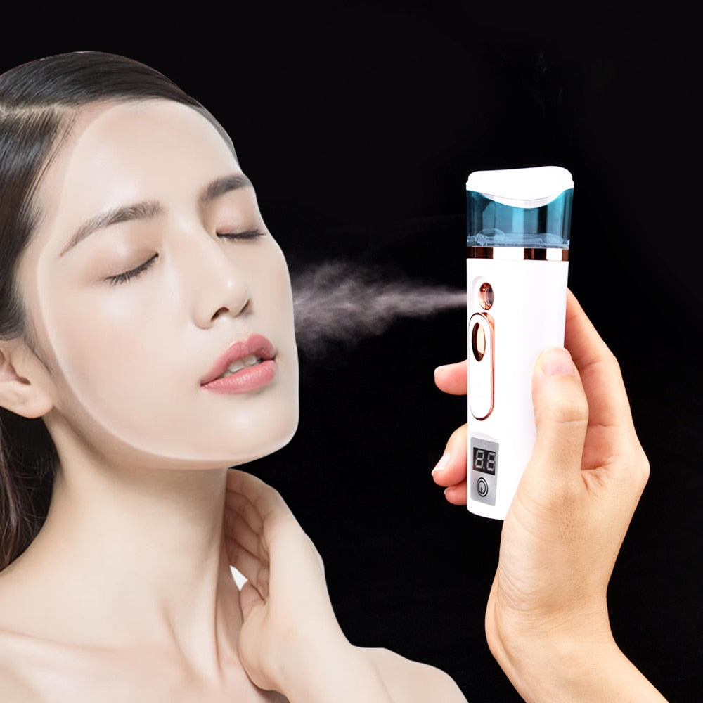 Face Spray Bottle Nano Mister Measuring Skin