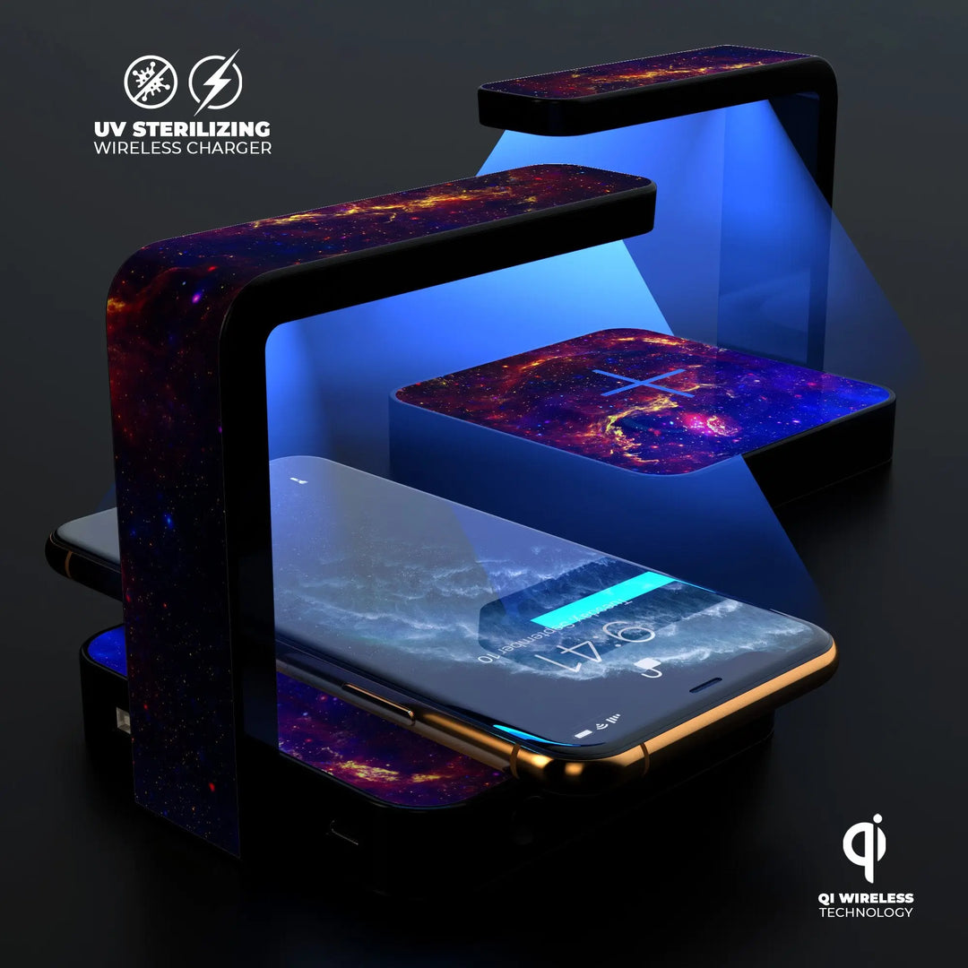 Firey Galaxy UV Germicidal Sanitizing Sterilizing Wireless Smart Phone - Shakefav.com