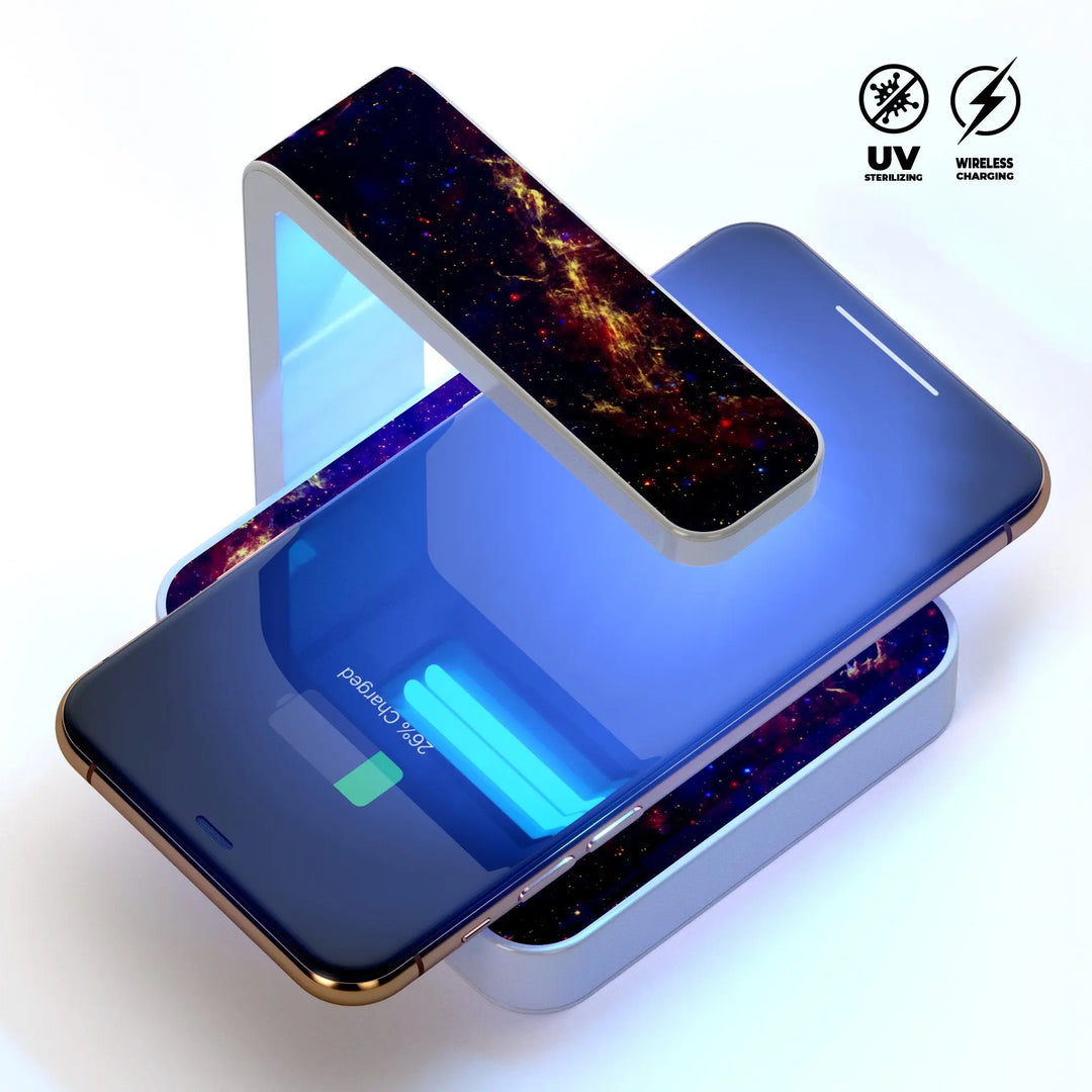 Firey Galaxy UV Germicidal Sanitizing Sterilizing Wireless Smart Phone - Shakefav.com