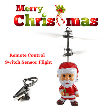 طائرة صغيرة بدون طيار سانتا RC بدون طيار لعيد الميلاد
