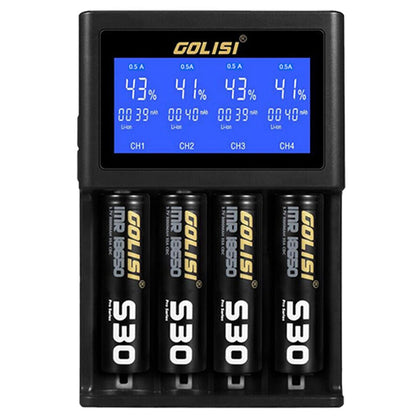 Golisi S4 LCD Display Smart Battery Charger For