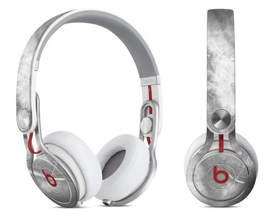 Gray Slate Marble V26 - Full Body Skin Decal Wrap Kit for Beats by Dre Blue Leto