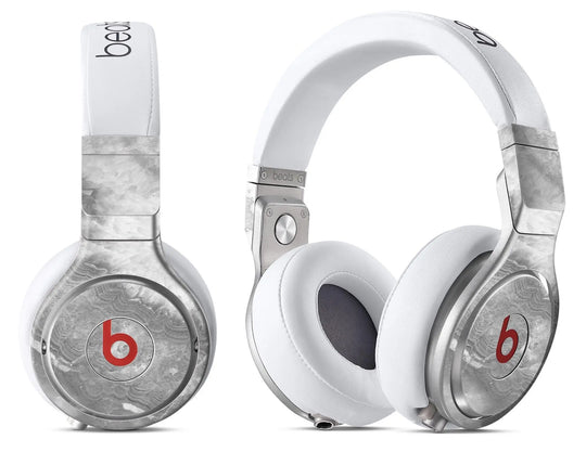 Gray Slate Marble V26 - Full Body Skin Decal Wrap Kit for Beats by Dre Blue Leto