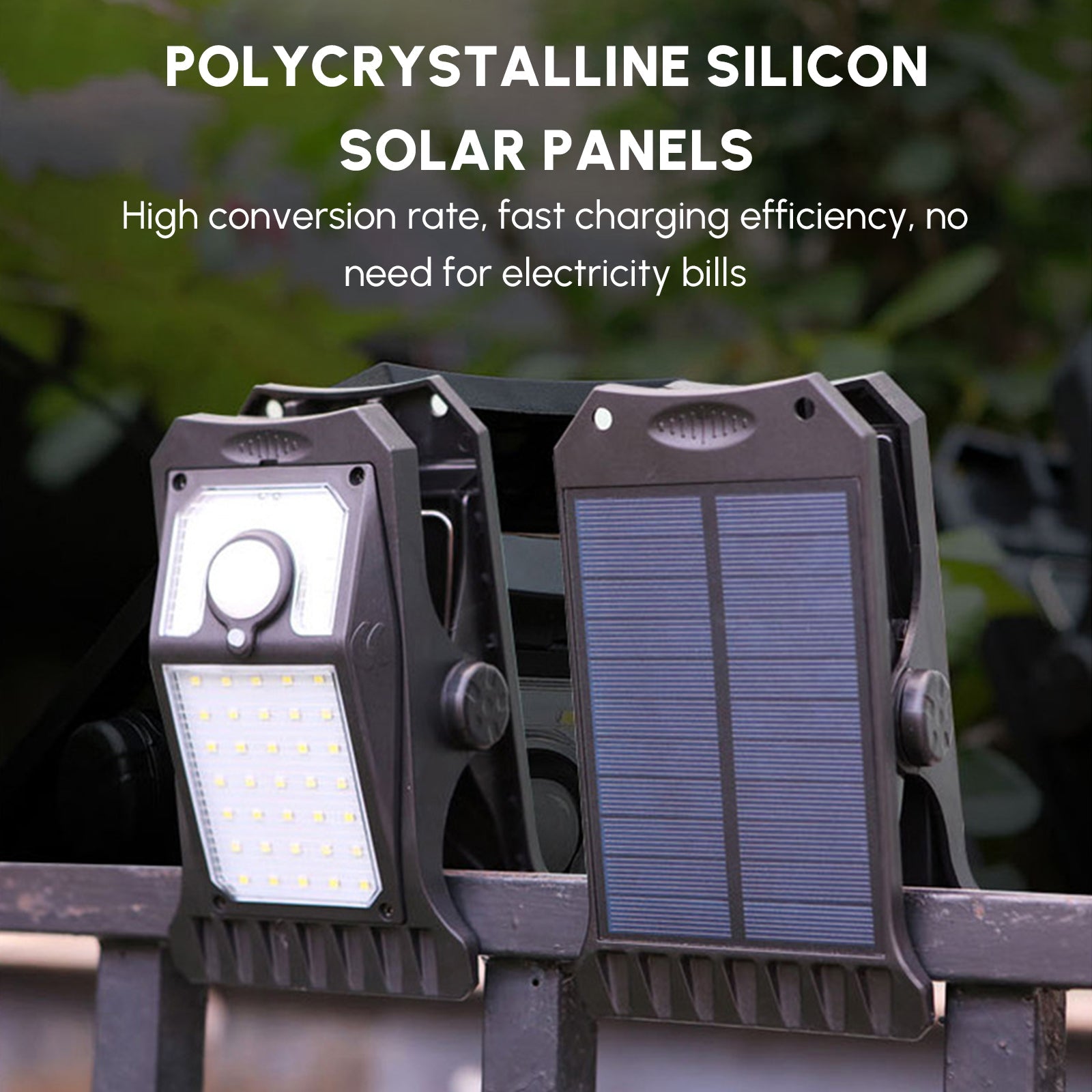 2Pcs 45 LEDGarden Solar Wall Lights Outdoor Light Solar Clip Sensitive
