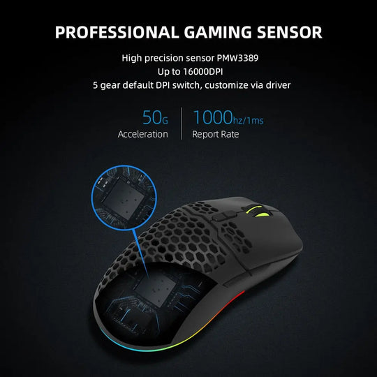 16000 DPI RGB Gaming Mouse - Shakefav.com