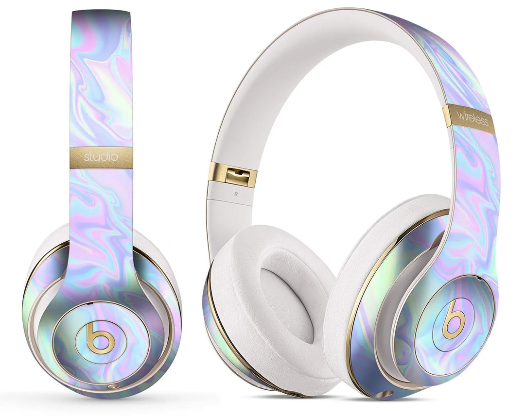 Iridescent Dahlia v1 - Full Body Skin Decal Wrap Kit for Beats by Dre - Shakefav.com