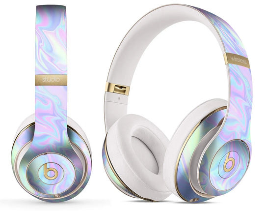 Iridescent Dahlia v1 - Full Body Skin Decal Wrap Kit for Beats by Dre - Shakefav.com