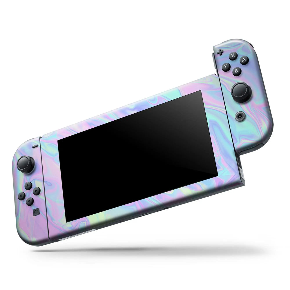 Iridescent Dahlia v1 - Full Body Skin Decal Wrap Kit for Nintendo - Shakefav.com