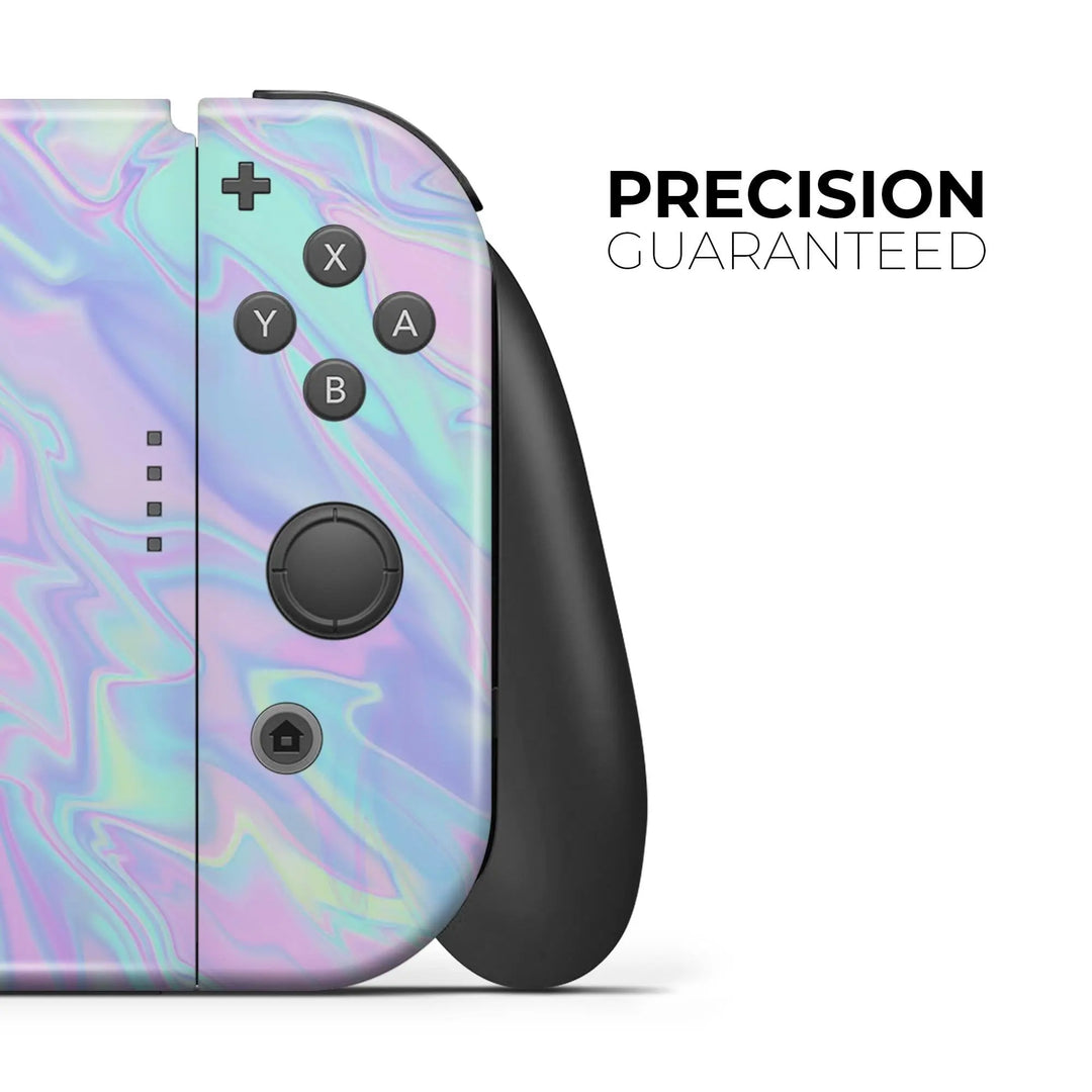 Iridescent Dahlia v1 - Full Body Skin Decal Wrap Kit for Nintendo - Shakefav.com