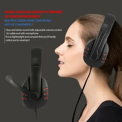 Comfortable USB Wired Stereo Micrphone Headphone -USB Microphone - Shakefav.com