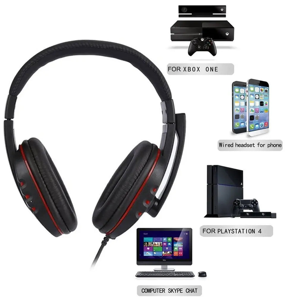 3.5mm Computer Headphone Stereo Gaming Headset -3.5mm Headphone - Shakefav.com