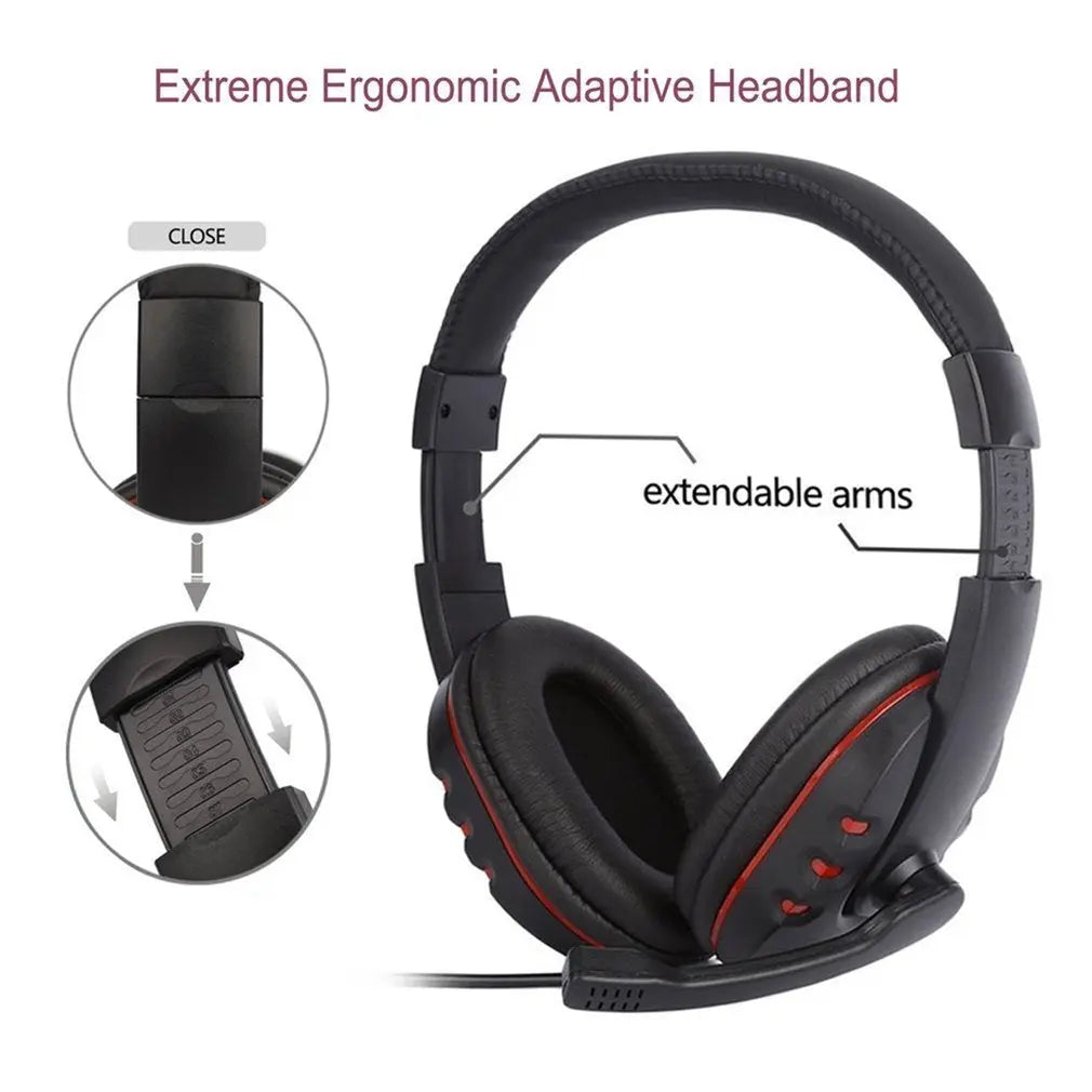 3.5mm Computer Headphone Stereo Gaming Headset -3.5mm Headphone - Shakefav.com