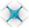 Marbleized Ocean Blue - Full-Body Skin Kit for the DJI Phantom 4 Drone