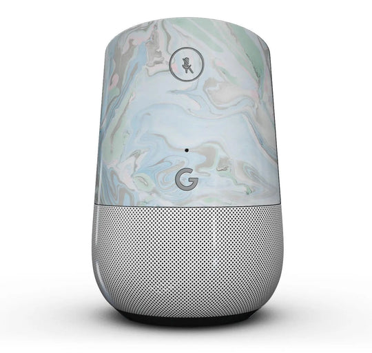 Marbleized Swirling Blue v2 - Full-Body Skin Kit for the Google Home-Google Home skin - Shakefav.com