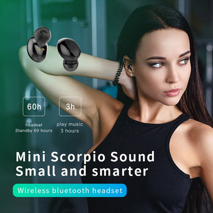 Mini True Wireless Sport Earbuds Headset Tws
