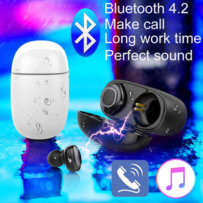 Écouteurs intra-auriculaires Bluetooth Mini True Wireless Twins