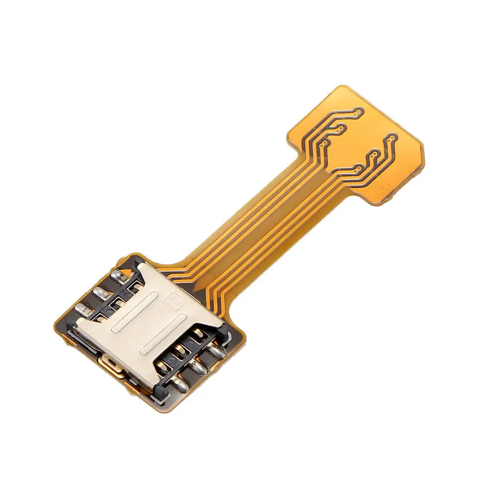 Hybrid Double Dual SIM Card Micro SD Adapter - Shakefav.com