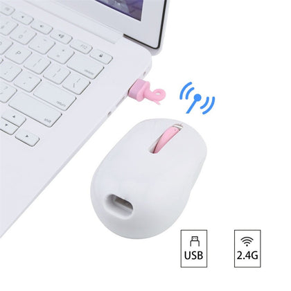 Portable Mini Mute Mouse 2.4Ghz Wireless 1200DPI