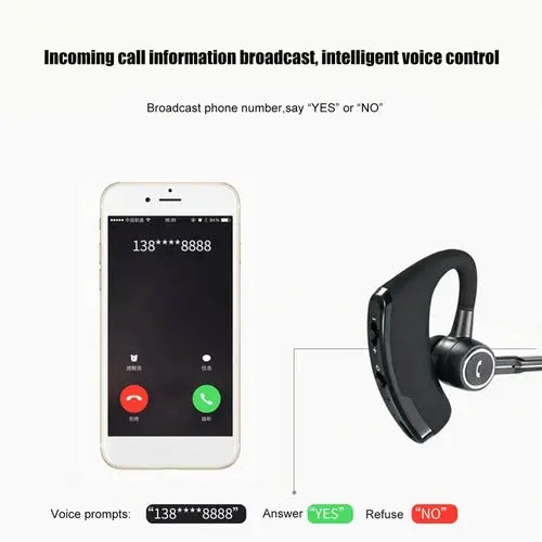 Business Bluetooth Headset Wireless Car Bluetooth Earphone - Shakefav.com