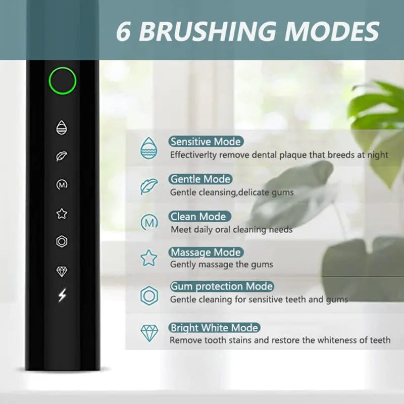 Smart Electric Sonic Toothbrush Rechargeable Electronic Teeth Brush - Shakefav.com