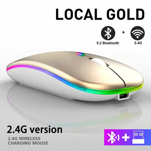 RGB Wireless Bluetooth Mouse - Shakefav.com