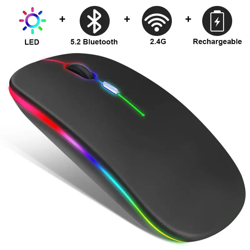 RGB Wireless Bluetooth Mouse - Shakefav.com