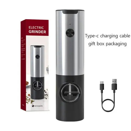 Electric Salt Grinder 2 Bottles Set - Shakefav.com