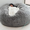 Soft Warm 7FT 183*90cm Fur Giant Removable Washable Bean Bag Bed Cover