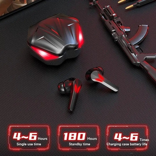 Dragon Red Flame Bluetooth Earbuds - Shakefav.com