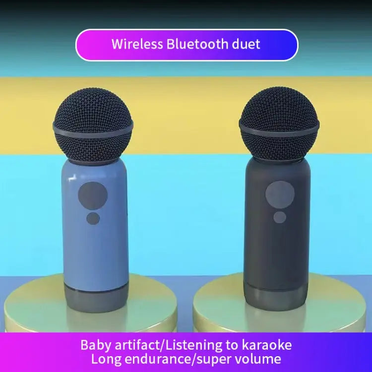 K1 Handheld Bluetooth Microphone Support Mobile Phone Connection(Blue) - Shakefav.com