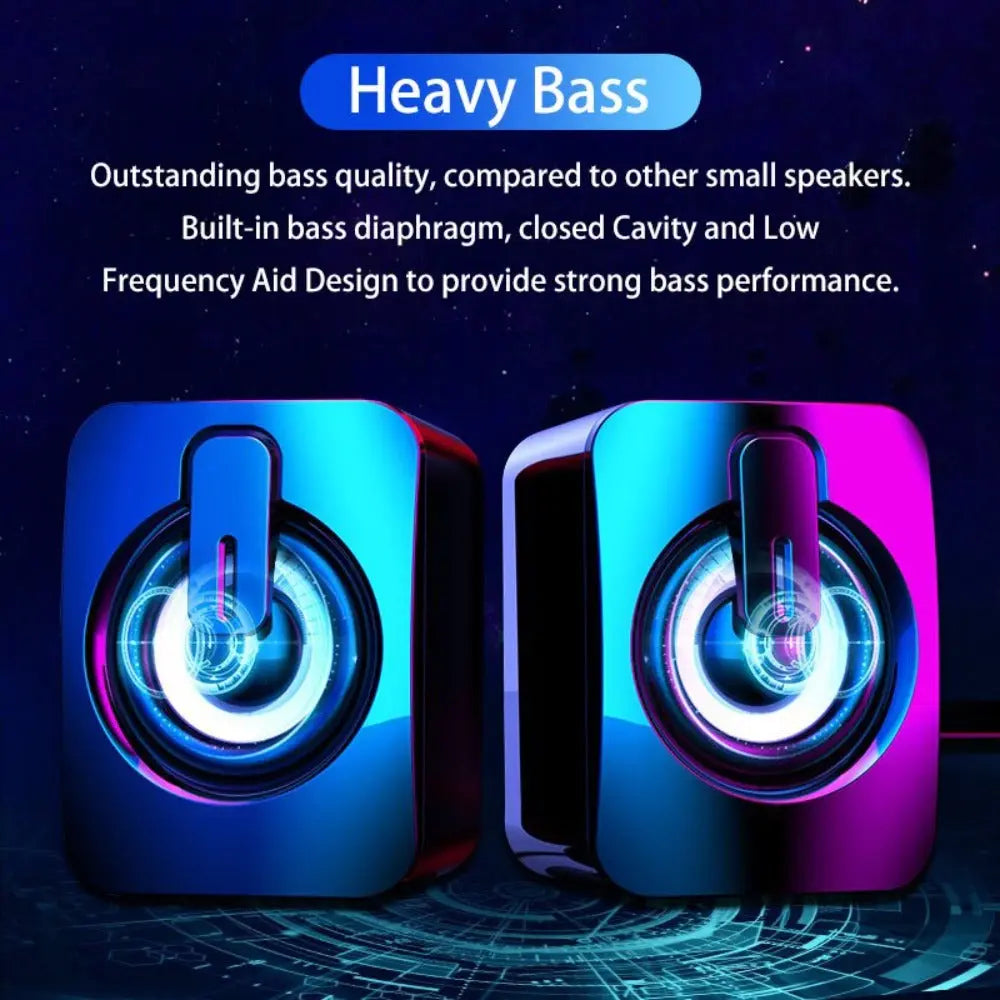 Mini RGB Computer Speaker - Shakefav.com