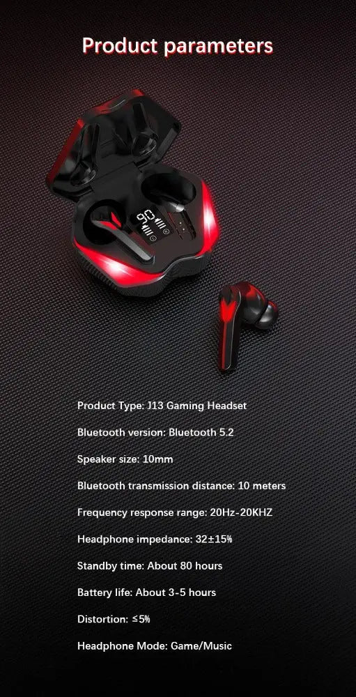 Dragon Red Flame Bluetooth Earbuds - Shakefav.com