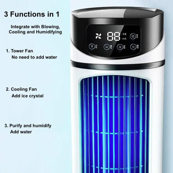 Mini Portable Water Air Cooling Fan - Shakefav.com