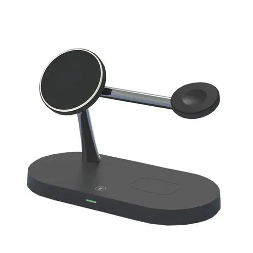 Desktop Magnetic Wireless Charging Station with Built in Lights - Shakefav.com