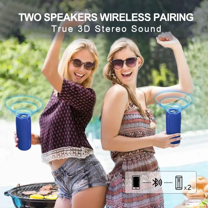 Bluetooth Portable Subwoofer Waterproof Sound Box Speaker - Shakefav.com