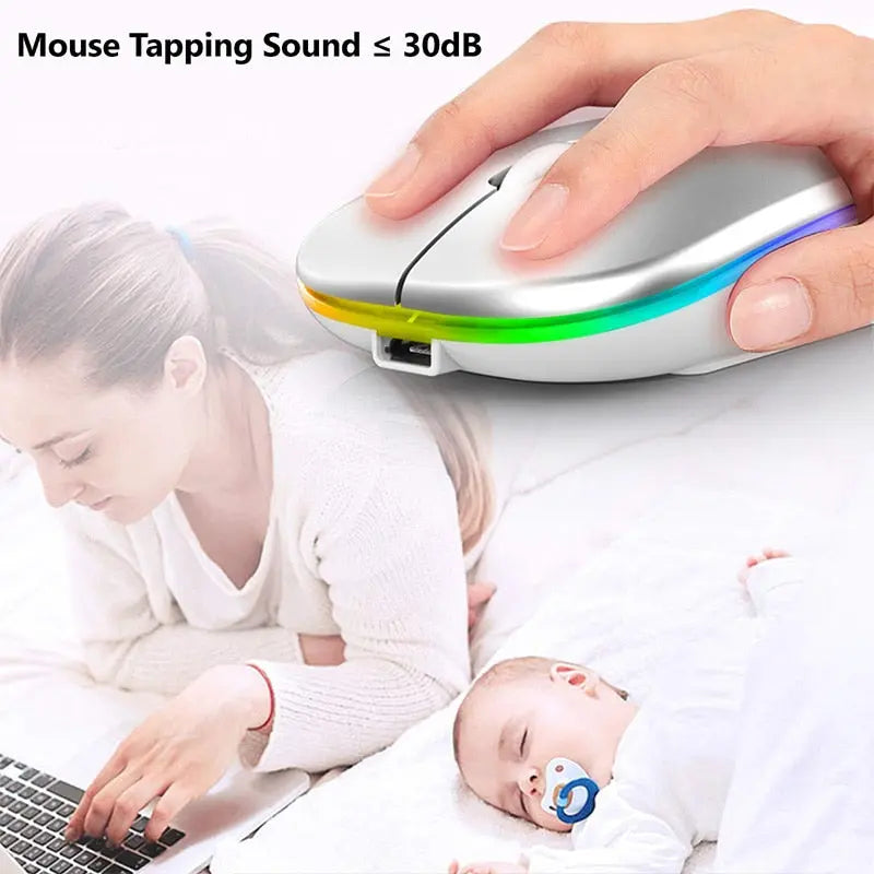 RGB Wireless Bluetooth Mouse - Shakefav.com