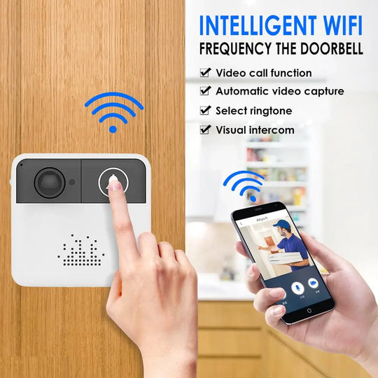 Knock Knock Video Doorbell WiFi Enabled - Shakefav.com