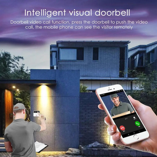 Knock Knock Video Doorbell WiFi Enabled - Shakefav.com