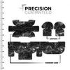 Marbre noir lisse - Kit d’enveloppement de décalcomanies pour tout le corps pour le sans fil 