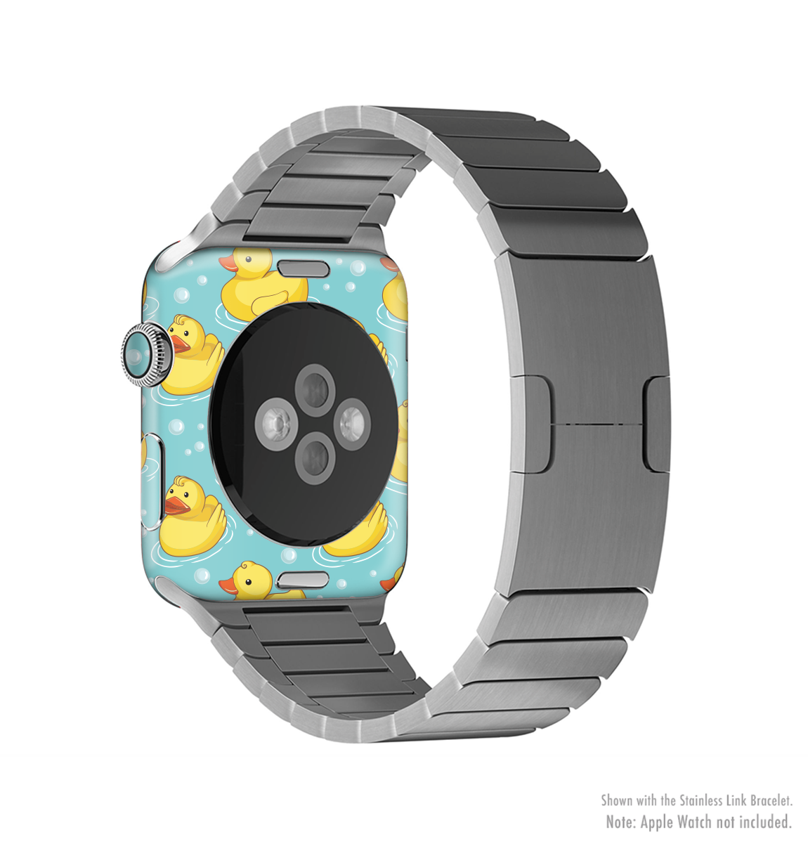 The Cute Rubber Duckees Full-Body Skin Kit for the Apple Watch