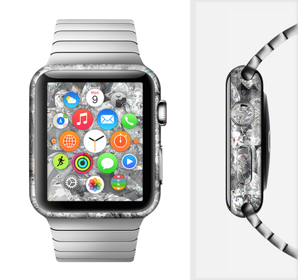 The Scattered Diamonds Full-Body Skin Kit for the Apple Watch
