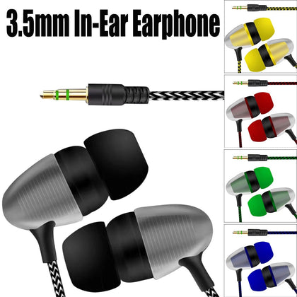 Universal 3.5mm In-Ear Stereo Earbuds Earphone For