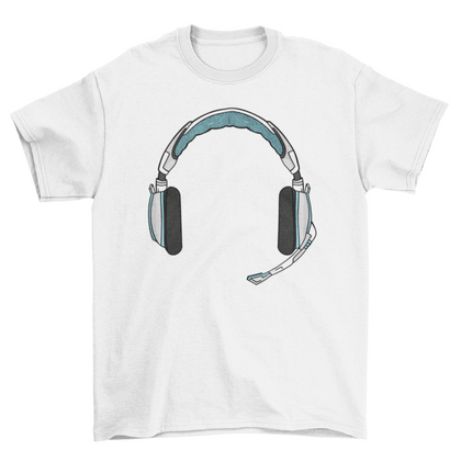 Tee-shirt casque gamer